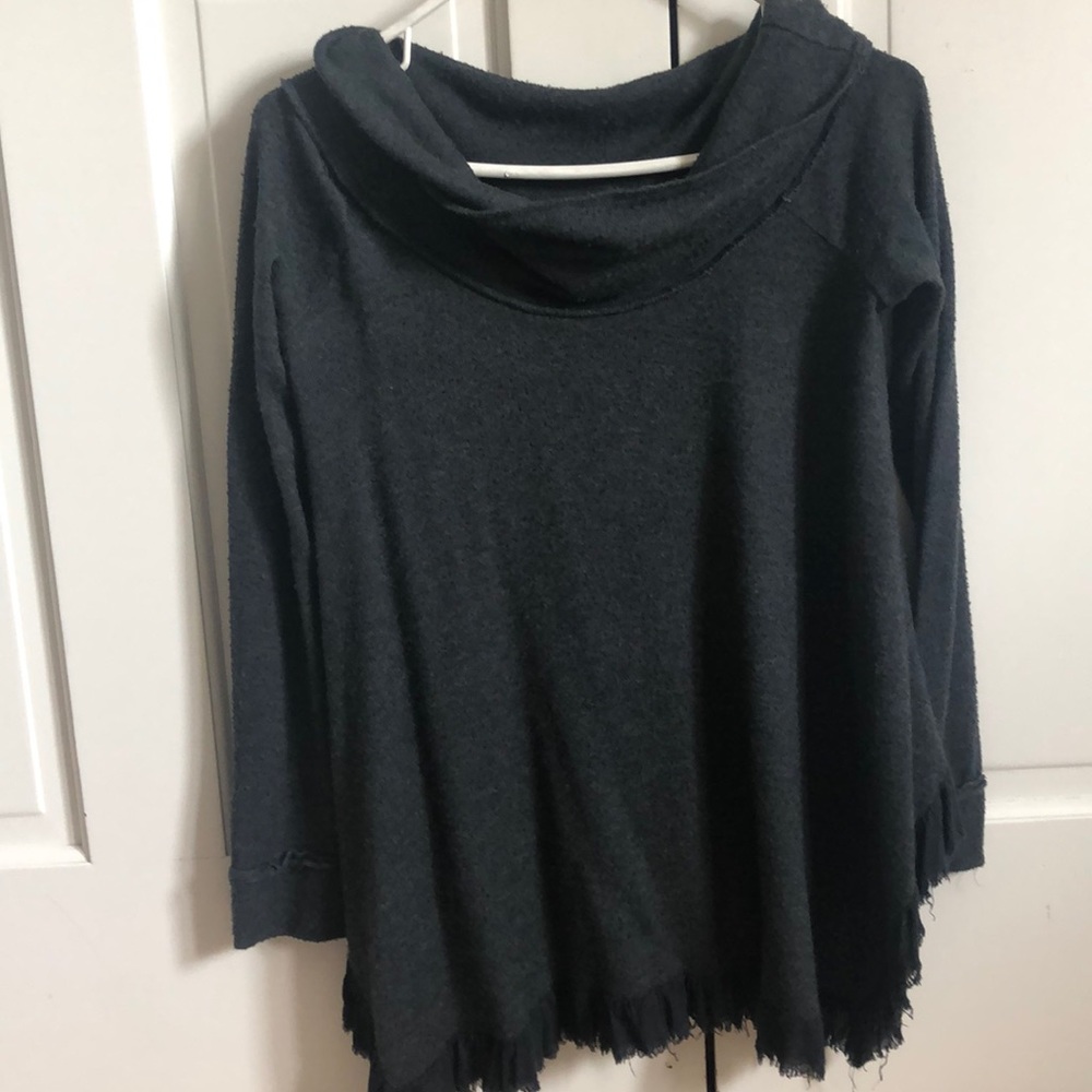 Altar’d State Sweater Top with Bottom Detail